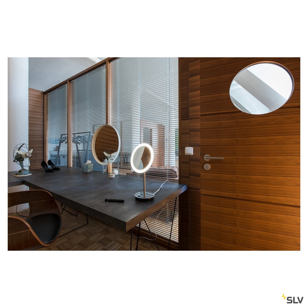 SLV MAGANDA TL, LED Tischleuchte, chrom, IP44, 3000K