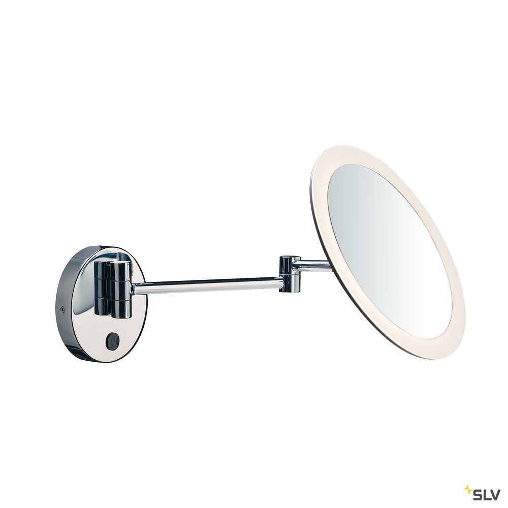 SLV MAGANDA WL, LED Outdoor Wandaufbauleuchte, chrom, IP44, 3000K