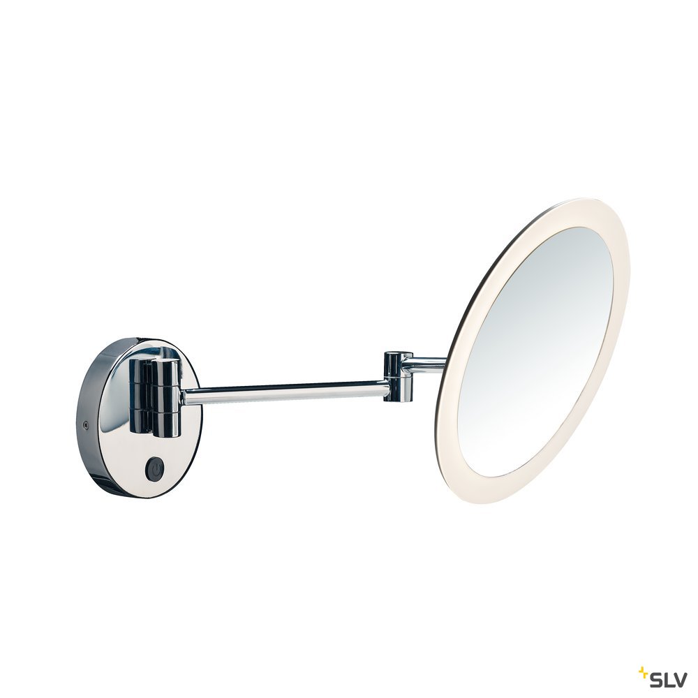 SLV MAGANDA WL, LED Outdoor Wandaufbauleuchte, chrom, IP44, 3000K