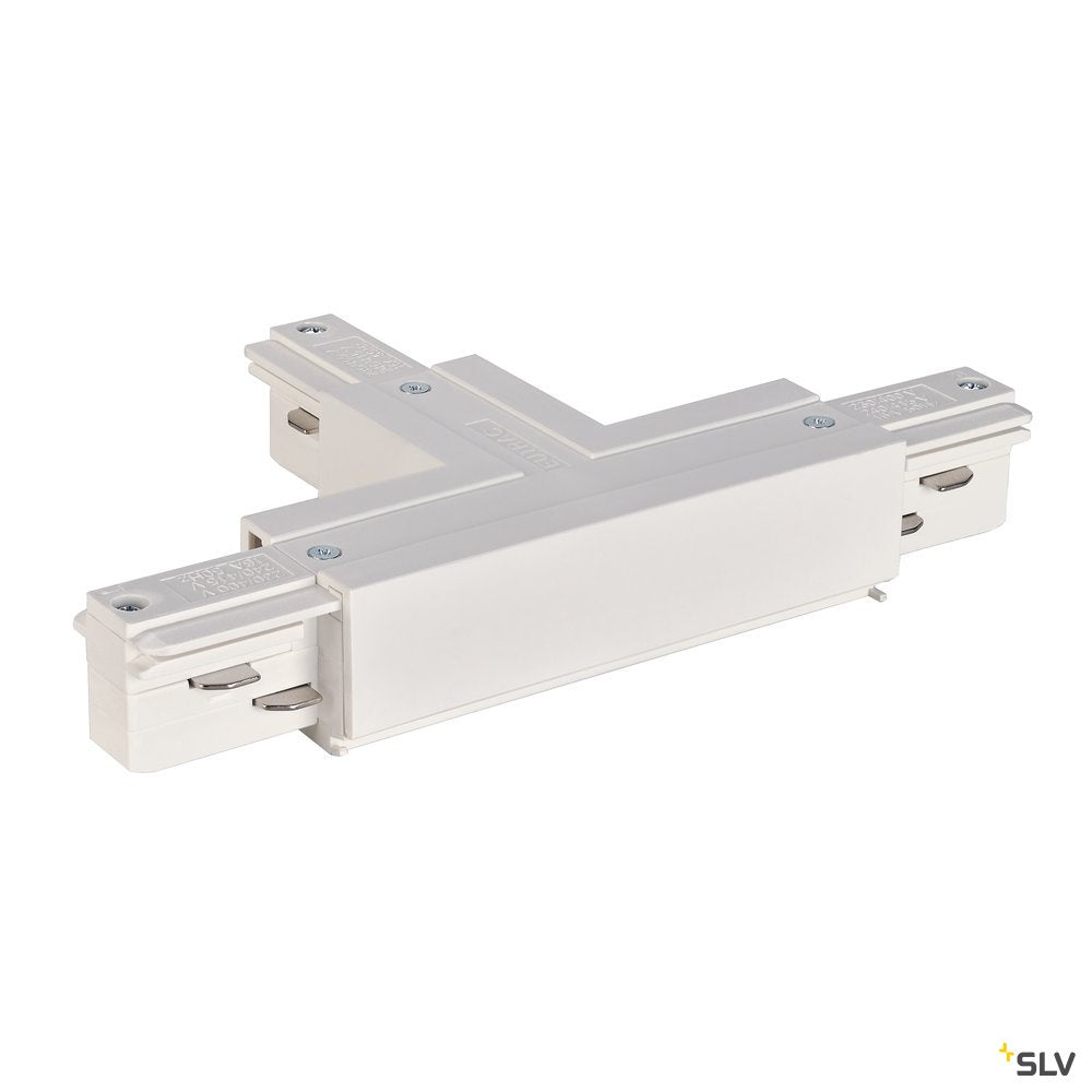 SLV EUTRAC T-Verbinder Erde links, verkehrsweiss