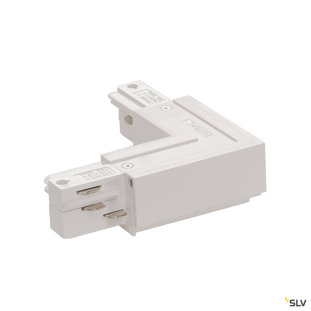 EUTRAC L-Verbinder Erde aussen, weiss