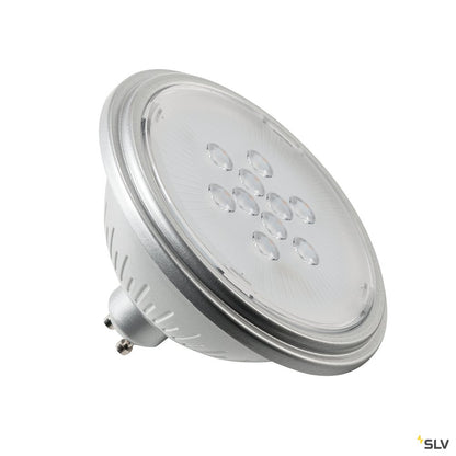 SLV LED Leuchtmittel, QPAR111, GU10, 7W, 3000K, 25° silber