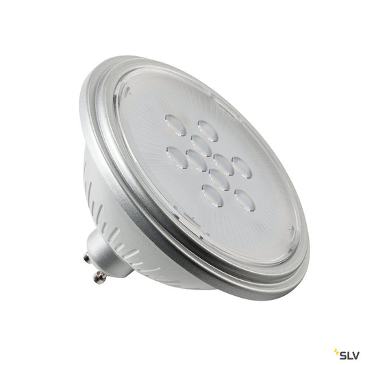 SLV LED Leuchtmittel, QPAR111, GU10, 7W, 3000K, 40° silber