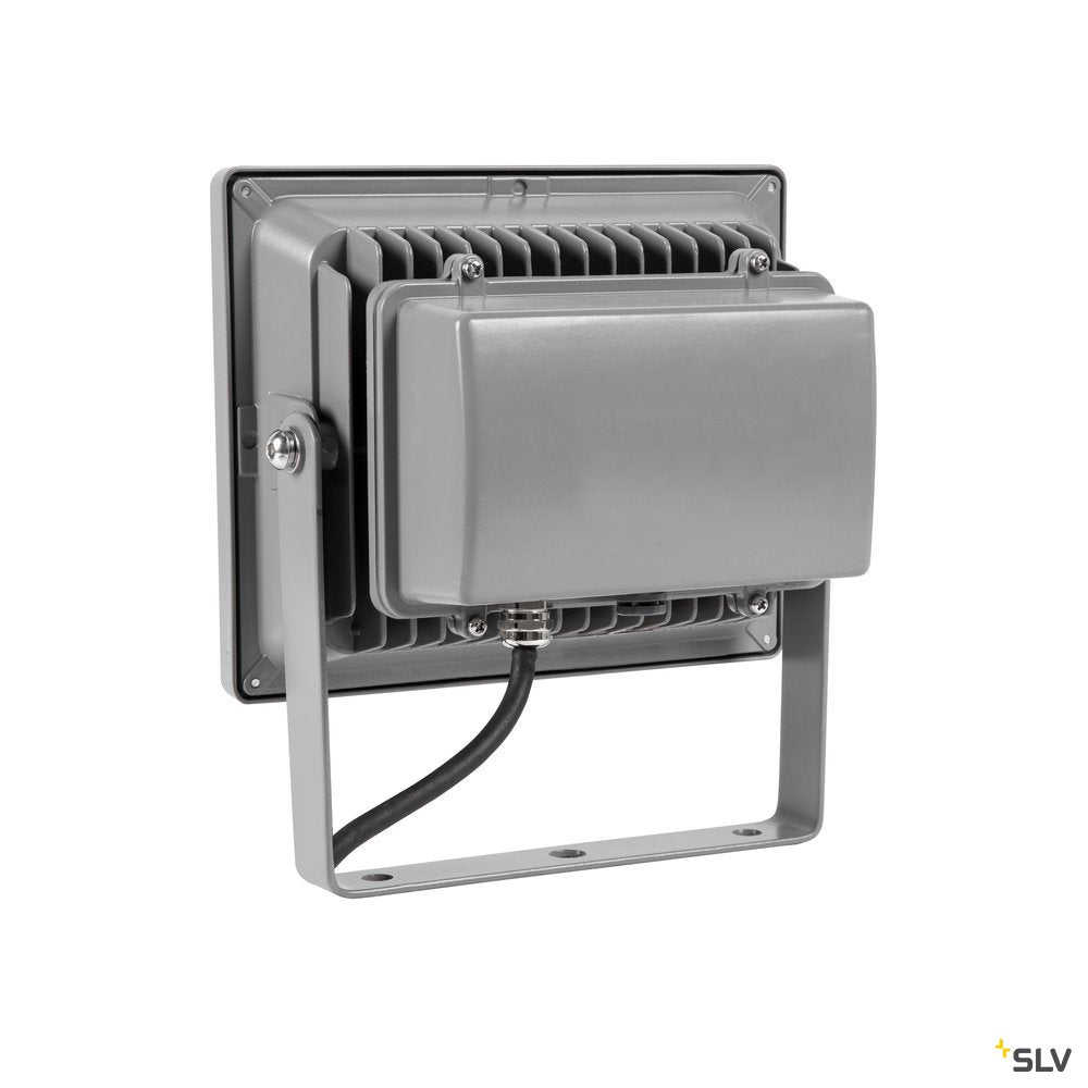 SLV LED OUTDOOR BEAM, silbergrau, 30W, warmweiss, 100°, IP65