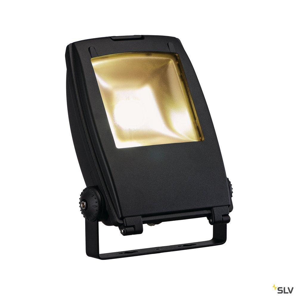 SLV LED FLOOD LIGHT, schwarz matt, 30W, warmweiss, 100°