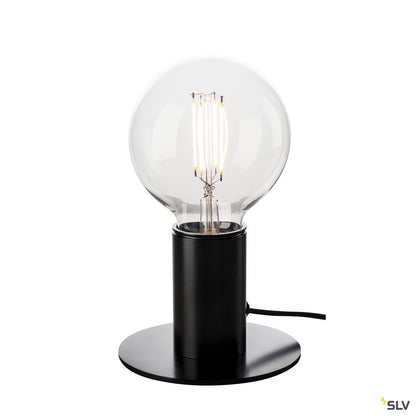 SLV FITU TL, Indoor Tischleuchte, schwarz, E27, max. 10W