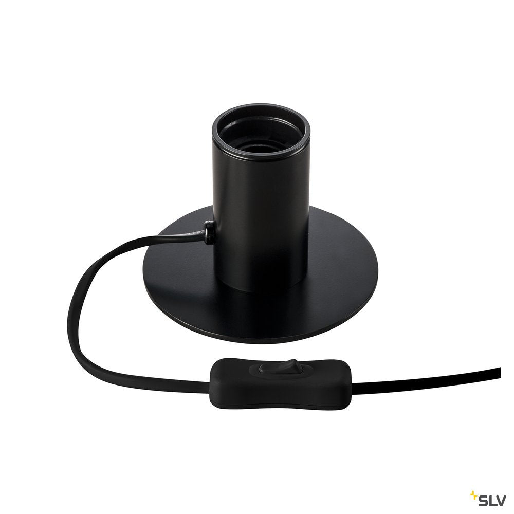 SLV FITU TL, Indoor Tischleuchte, schwarz, E27, max. 10W