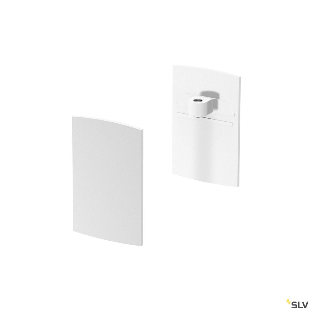 SLV H-PROFIL Endkappen, weiß