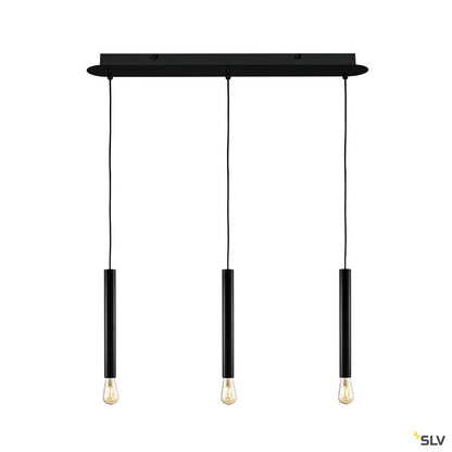 SLV FITU tripple Rosette lang, schwarz