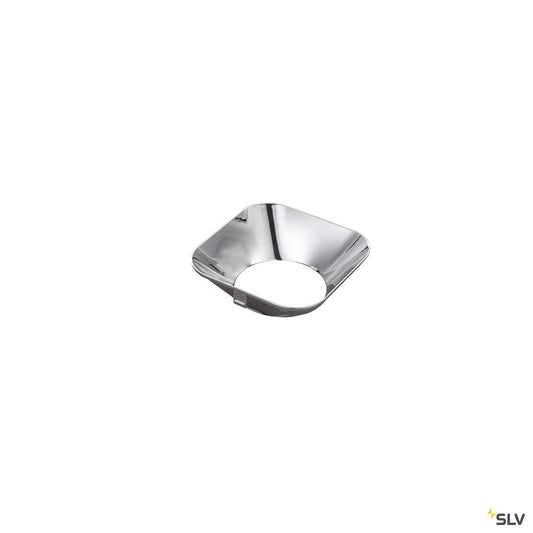 SLV RENISTO DL Abdeckung, eckig, silber, medium
