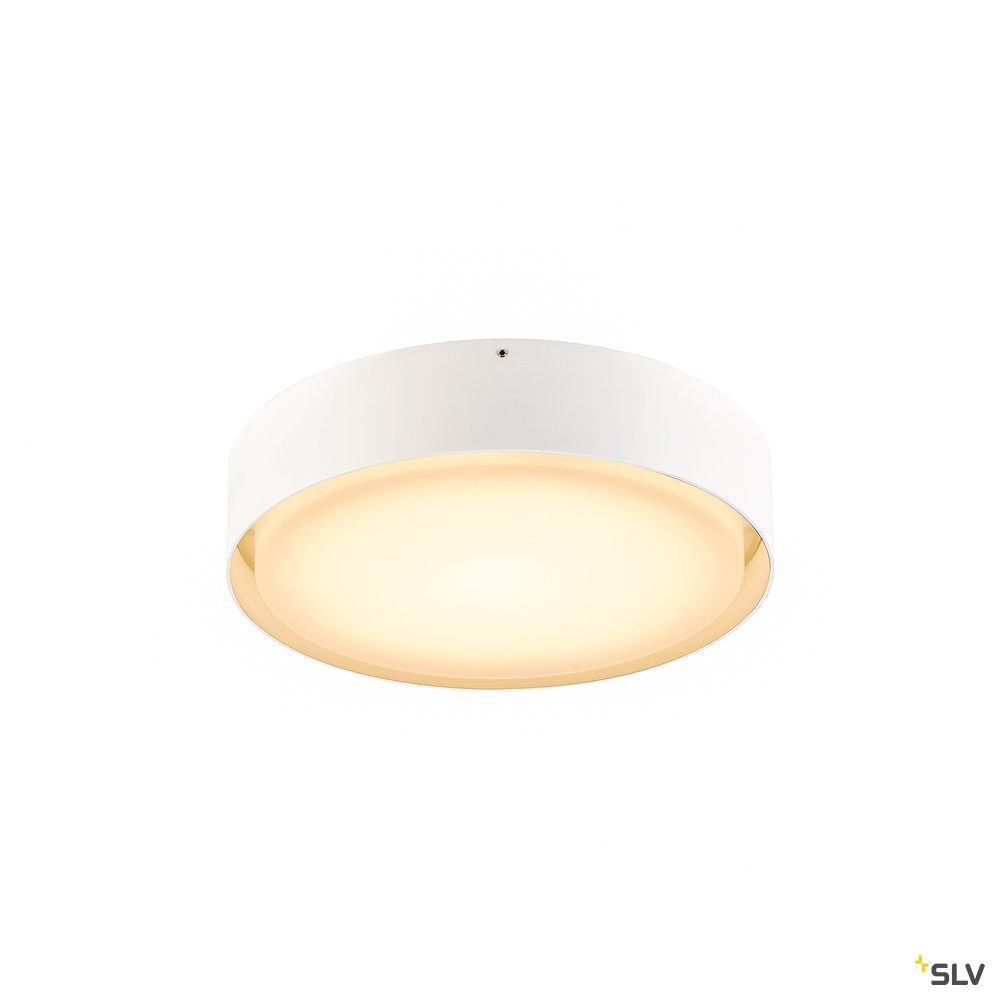SLV LIPA CL, LED Outdoor Deckenaufbauleuchte, IP54, weiß, 3000/4000K