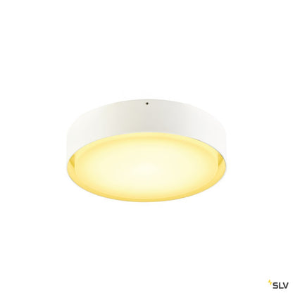 SLV LIPA CL, LED Outdoor Deckenaufbauleuchte, IP54, weiß, 3000/4000K