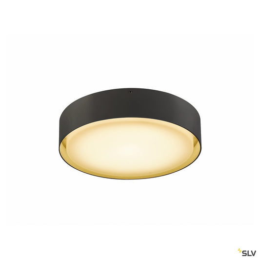 SLV LIPA CL, LED Outdoor Deckenaufbauleuchte,  IP54, anthrazit, 3000/4000K