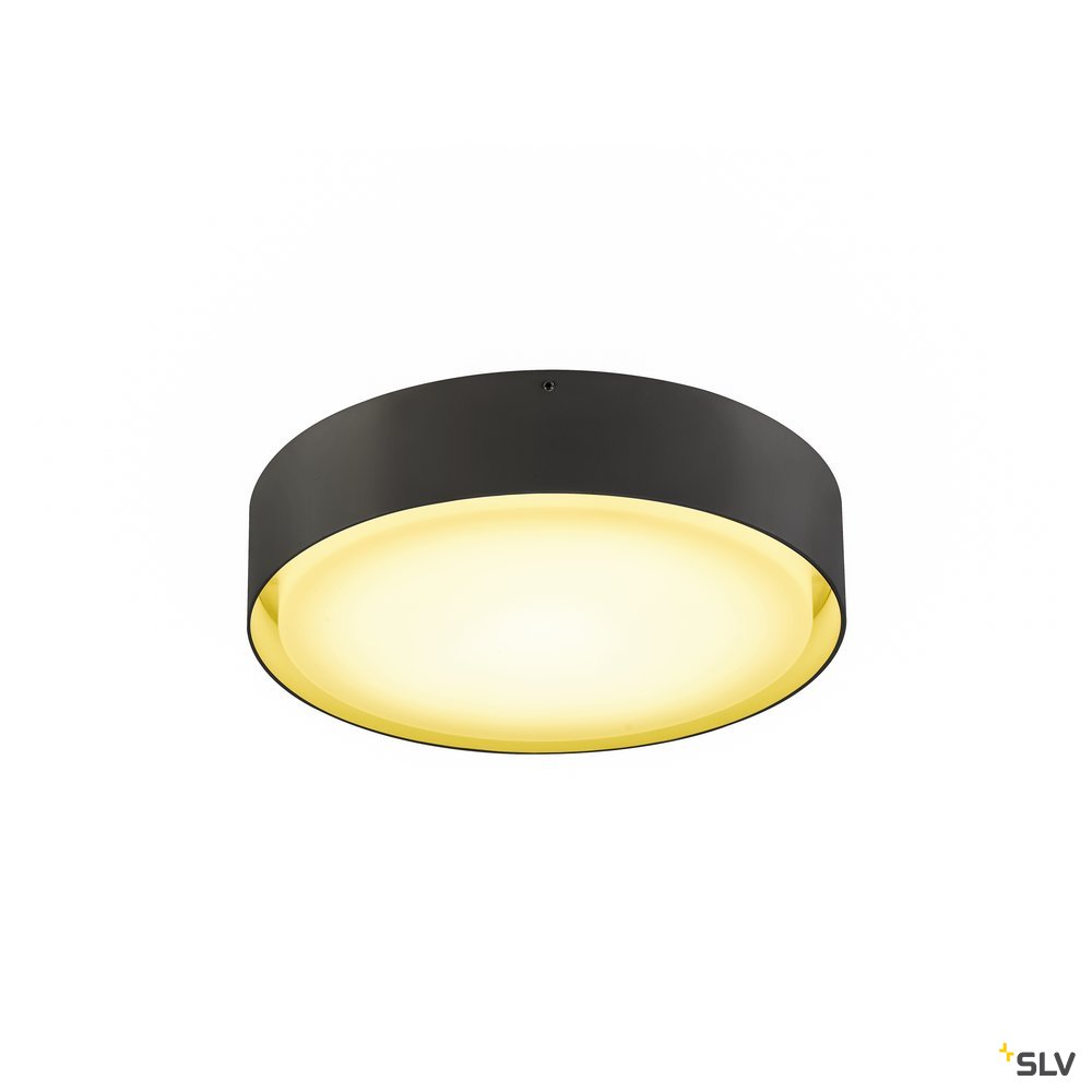 SLV LIPA CL, LED Outdoor Deckenaufbauleuchte,  IP54, anthrazit, 3000/4000K