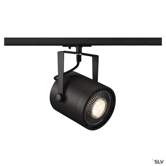 SLV EURO SPOT TRACK SPOT, schwarz, QPAR111 75W, inkl. 1P.-Adapter
