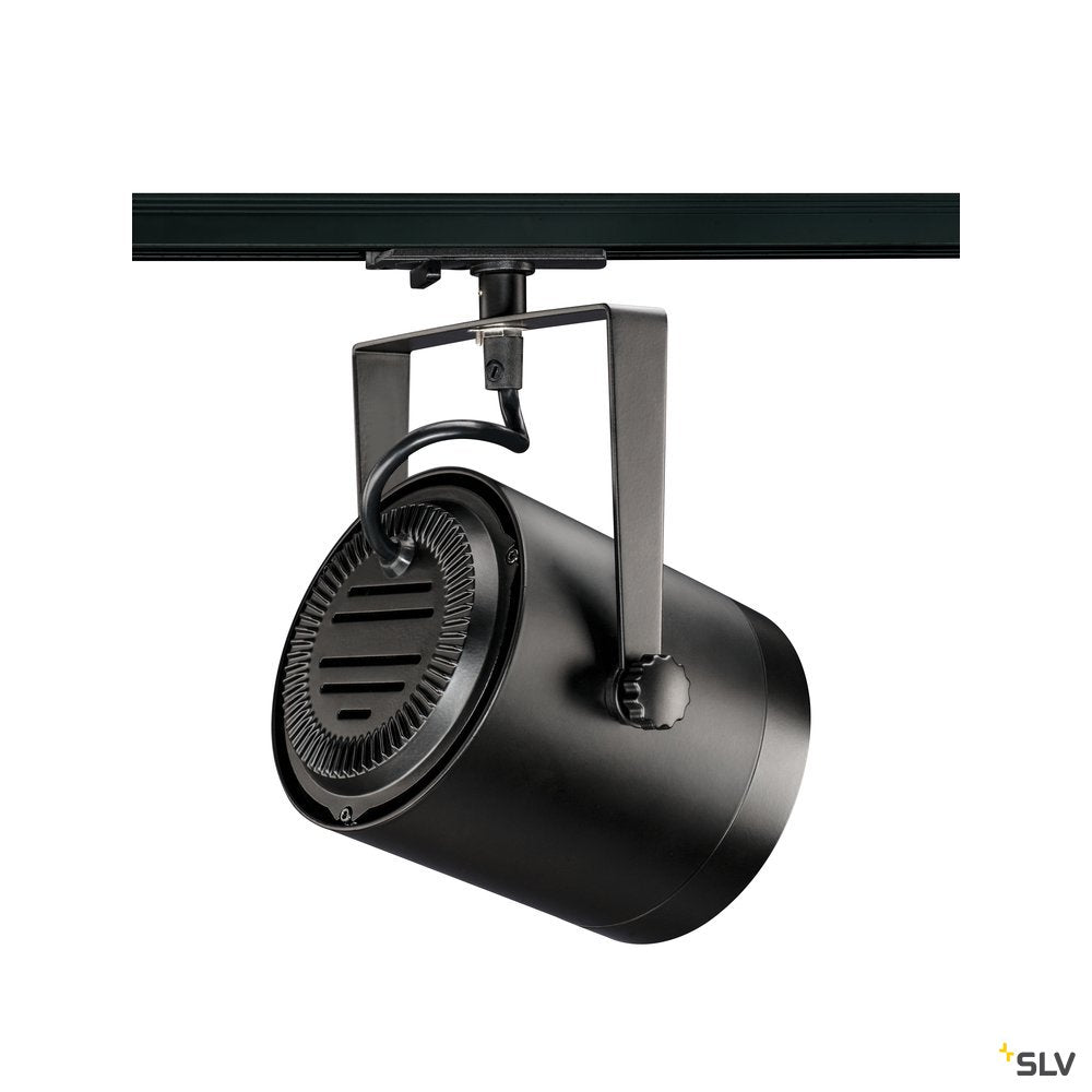 SLV EURO SPOT TRACK SPOT, schwarz, QPAR111 75W, inkl. 1P.-Adapter