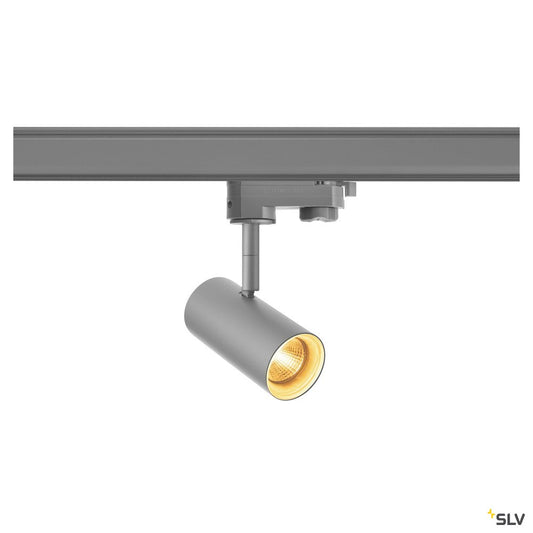 SLV NOBLO SPOT , silbergrau, 2700K, 36°, inkl. 3P.-Adapter