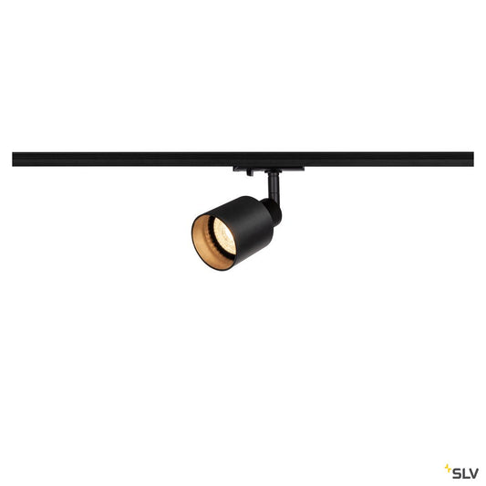 SLV PURI TRACK SPOT, QPAR51 Glas, schwarz 50W, inkl. 1P.-Adapter