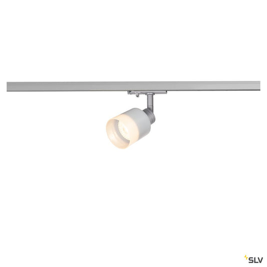 SLV PURI TRACK SPOT, QPAR51 Glas, silber 50W, inkl. 1P.-Adapter