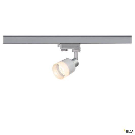 SLV PURI TRACK  QPAR51 Glas, silber 50W, inkl. 3P.-Adapter