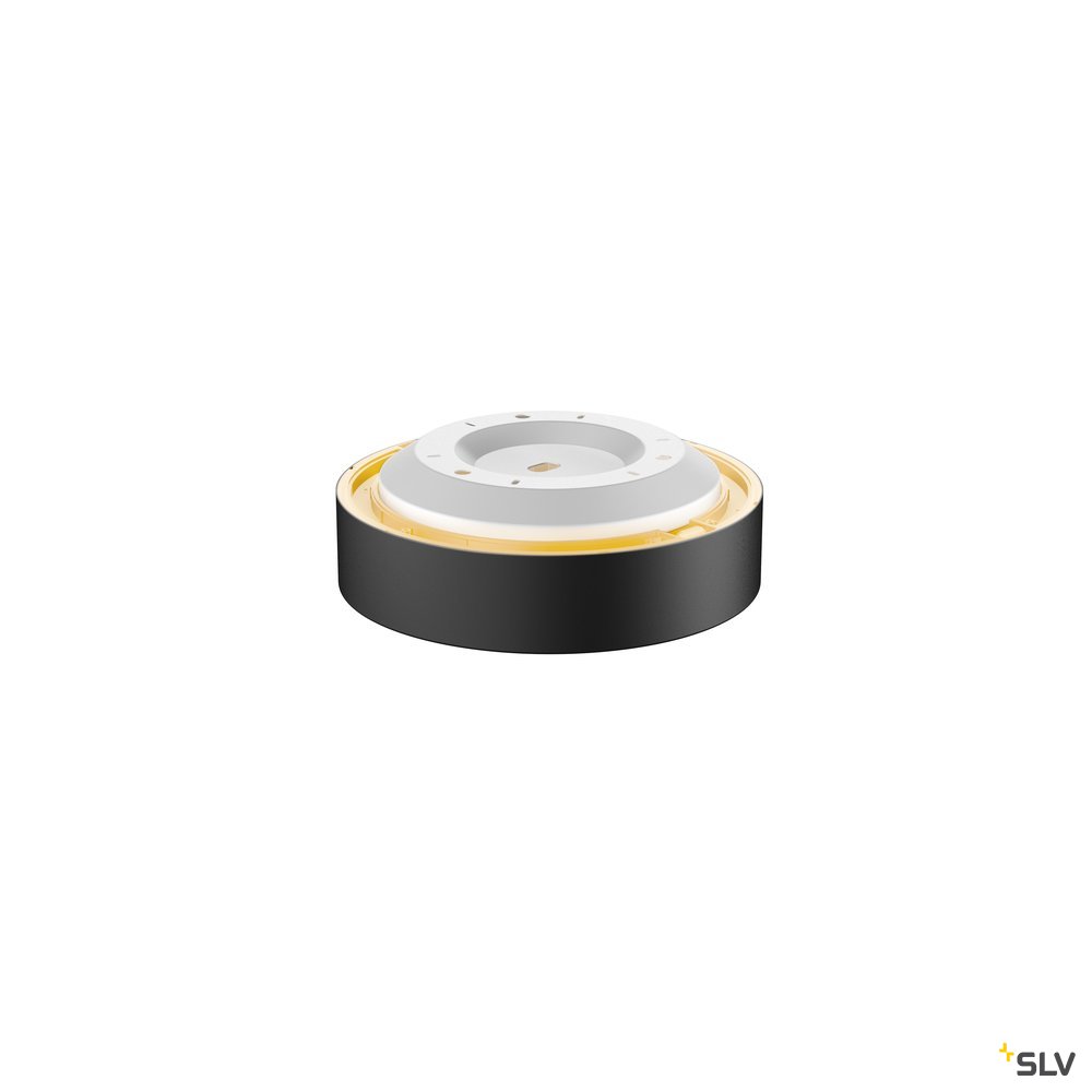 SLV MEDO 30 CW, CORONA, LED Indoor Wand- und Deckenaufbauleuchte, TRIAC, schwarz, 3000/4000K