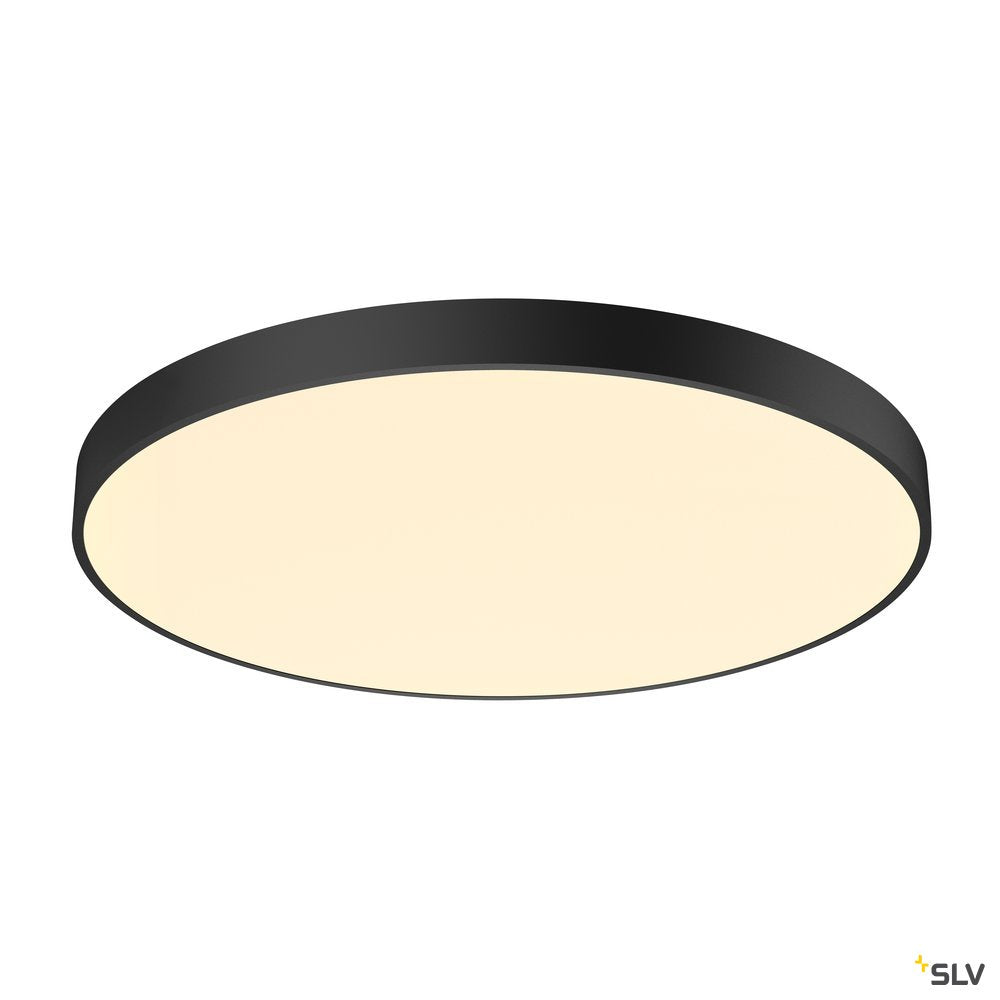 SLV MEDO 90 CW CORONA, LED Indoor Wand- und Deckenaufbauleuchte TRIAC schwarz 3000/4000K