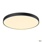 SLV MEDO 90 CW CORONA, LED Indoor Wand- und Deckenaufbauleuchte TRIAC schwarz 3000/4000K