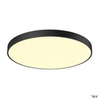 SLV MEDO 90 CW CORONA, LED Indoor Wand- und Deckenaufbauleuchte TRIAC schwarz 3000/4000K