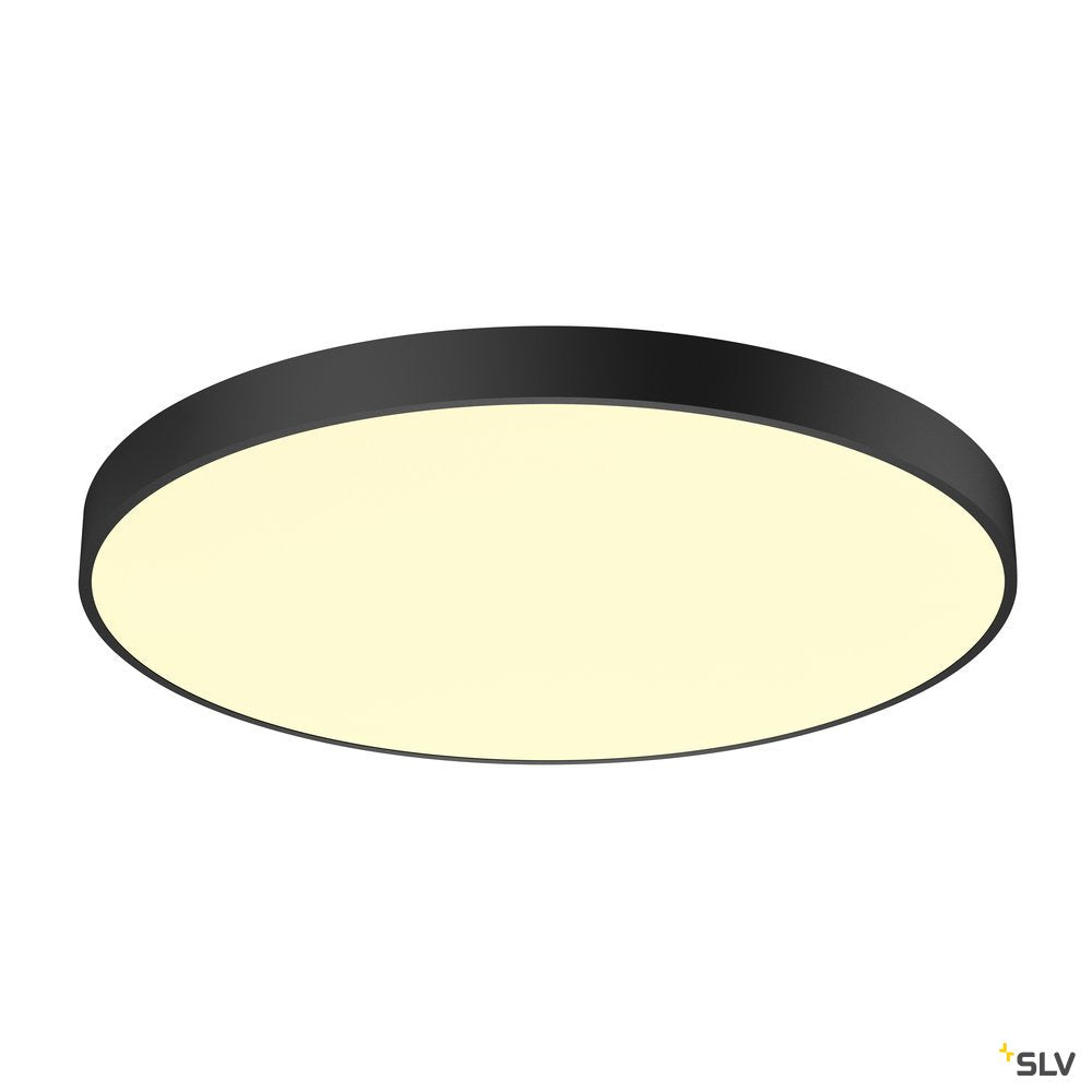 SLV MEDO 90 CW CORONA, LED Indoor Wand- und Deckenaufbauleuchte TRIAC schwarz 3000/4000K