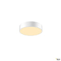 SLV MEDO 30 CW, CORONA, LED Indoor Wand- und Deckenaufbauleuchte, TRIAC, weiß, 3000/4000K