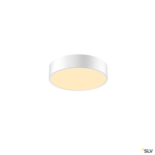 SLV MEDO 30 CW, CORONA, LED Indoor Wand- und Deckenaufbauleuchte, TRIAC, weiß, 3000/4000K