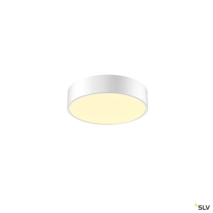 SLV MEDO 30 CW, CORONA, LED Indoor Wand- und Deckenaufbauleuchte, TRIAC, weiß, 3000/4000K