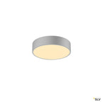 SLV MEDO 30 CW, CORONA, LED Indoor Wand- und Deckenaufbauleuchte, TRIAC, silbergrau 3000/4000K
