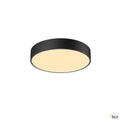 SLV MEDO 40 CW, CORONA, LED Indoor Wand- und Deckenaufbauleuchte, TRIAC, schwarz, 3000/4000K