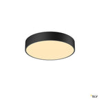 SLV MEDO 40 CW, CORONA, LED Indoor Wand- und Deckenaufbauleuchte, TRIAC, schwarz, 3000/4000K