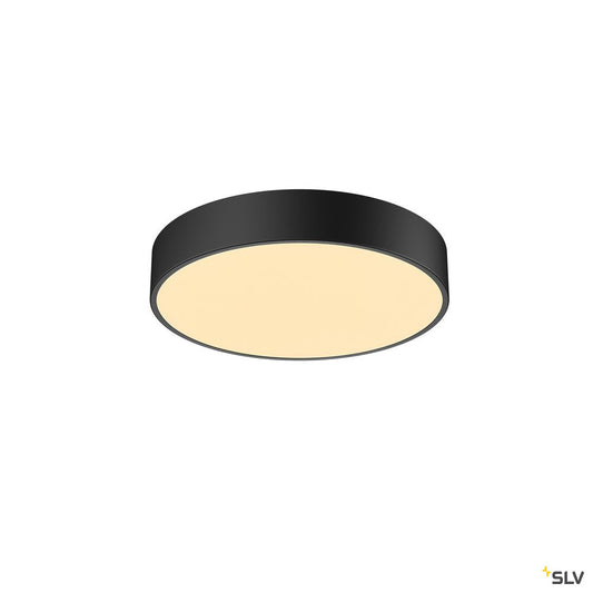SLV MEDO 40 CW, CORONA, LED Indoor Wand- und Deckenaufbauleuchte, TRIAC, schwarz, 3000/4000K