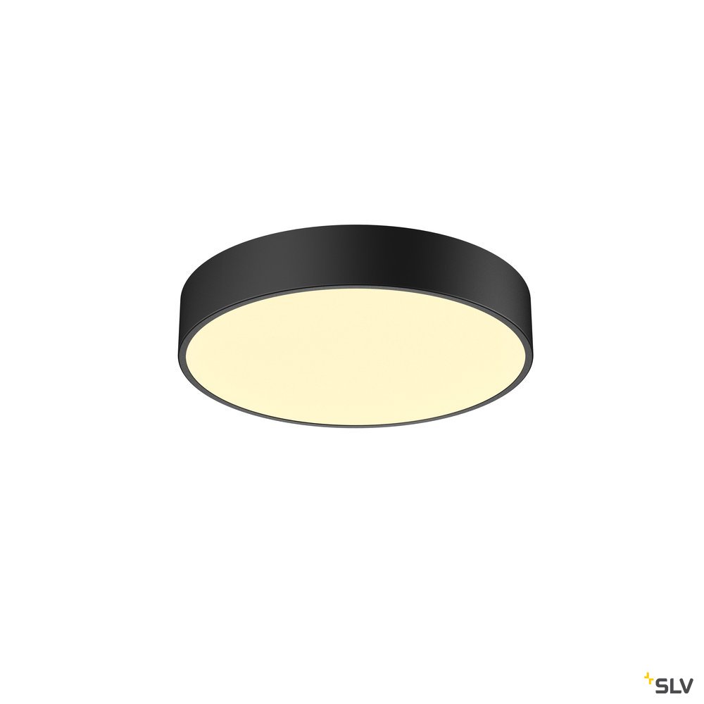 SLV MEDO 40 CW, CORONA, LED Indoor Wand- und Deckenaufbauleuchte, TRIAC, schwarz, 3000/4000K