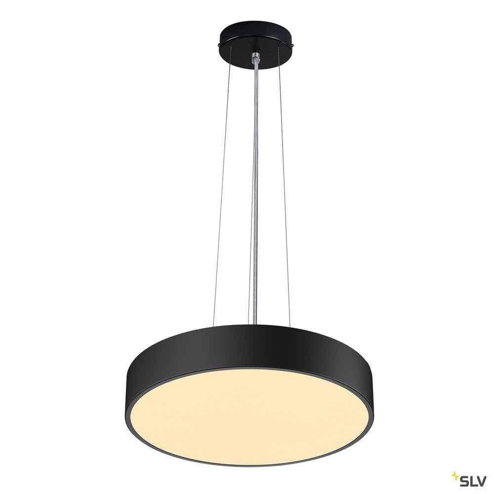 SLV MEDO 40 CW, CORONA, LED Indoor Wand- und Deckenaufbauleuchte, TRIAC, schwarz, 3000/4000K