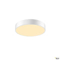 SLV MEDO 40 CW, CORONA, LED Indoor Wand- und Deckenaufbauleuchte, TRIAC, weiß, 3000/4000K