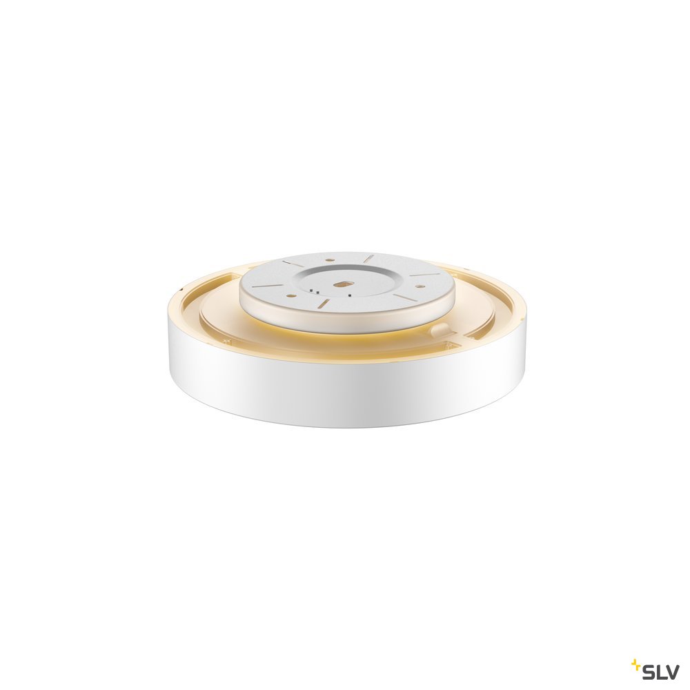 SLV MEDO 40 CW, CORONA, LED Indoor Wand- und Deckenaufbauleuchte, TRIAC, weiß, 3000/4000K