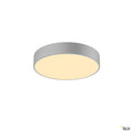 SLV MEDO 40 CW, CORONA, LED Indoor Wand- und Deckenaufbauleuchte, TRIAC, silbergrau 3000/4000K