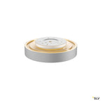 SLV MEDO 40 CW, CORONA, LED Indoor Wand- und Deckenaufbauleuchte, TRIAC, silbergrau 3000/4000K