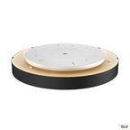 SLV MEDO 60 CW, CORONA, LED Indoor Wand- und Deckenaufbauleuchte, TRIAC, schwarz, 3000/4000K