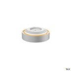 SLV MEDO 30 CW, CORONA, LED Indoor Wand- und Deckenaufbauleuchte, DALI, silbergrau, 3000/4000K
