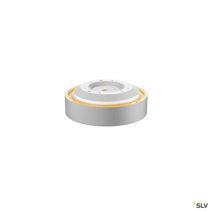 SLV MEDO 30 CW, CORONA, LED Indoor Wand- und Deckenaufbauleuchte, DALI, silbergrau, 3000/4000K