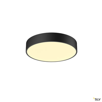 SLV MEDO 40 CW, CORONA, LED Indoor Wand- und Deckenaufbauleuchte, DALI, schwarz, 3000/4000K