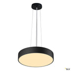 SLV MEDO 40 CW, CORONA, LED Indoor Wand- und Deckenaufbauleuchte, DALI, schwarz, 3000/4000K