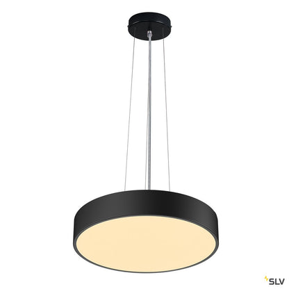 SLV MEDO 40 CW, CORONA, LED Indoor Wand- und Deckenaufbauleuchte, DALI, schwarz, 3000/4000K