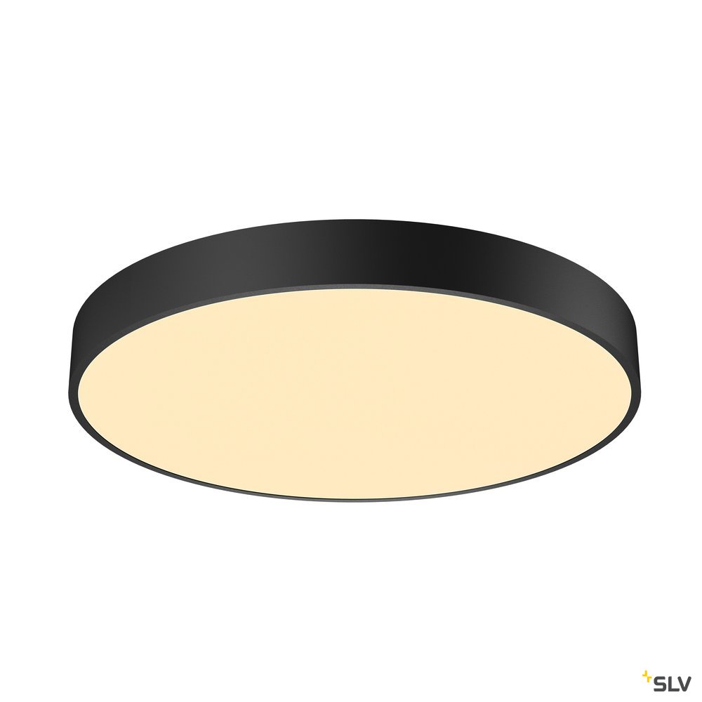 SLV MEDO 60 CW, CORONA, LED Indoor Wand- und Deckenaufbauleuchte, DALI, schwarz, 3000/4000K