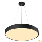 SLV MEDO 60 CW, CORONA, LED Indoor Wand- und Deckenaufbauleuchte, DALI, schwarz, 3000/4000K